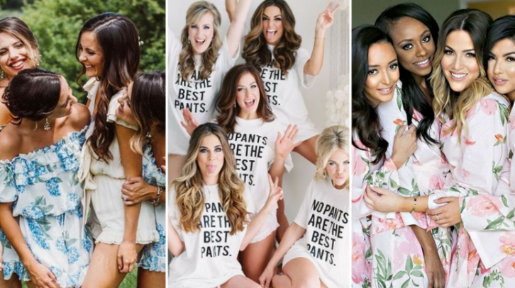 Get Ready in Style: Everything from robes to rompers for your Bridal Party