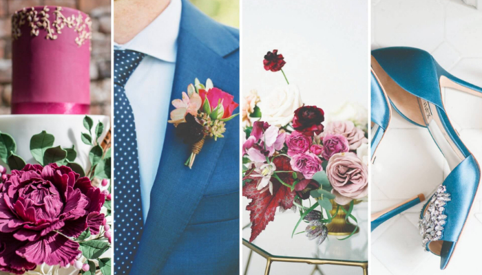 The 4 most popular seasonal wedding colour palettes for 2019