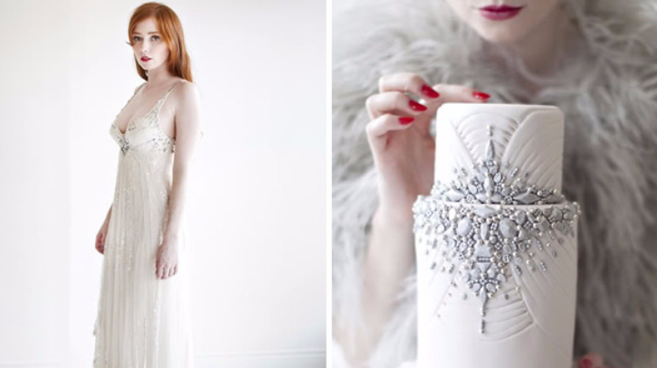 Amazing Wedding Cakes Inspired By Dress Designs 