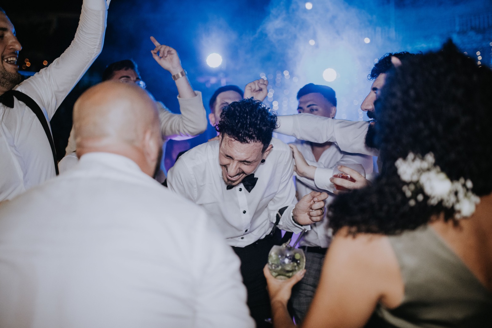 groomsmen partying 