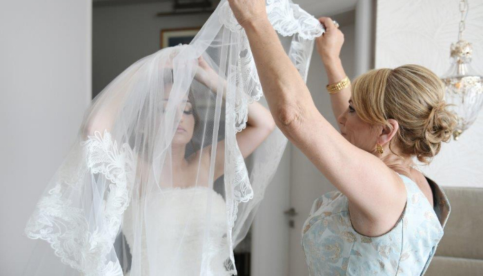 This Maltese bride’s wedding dress was a couture creation made with love