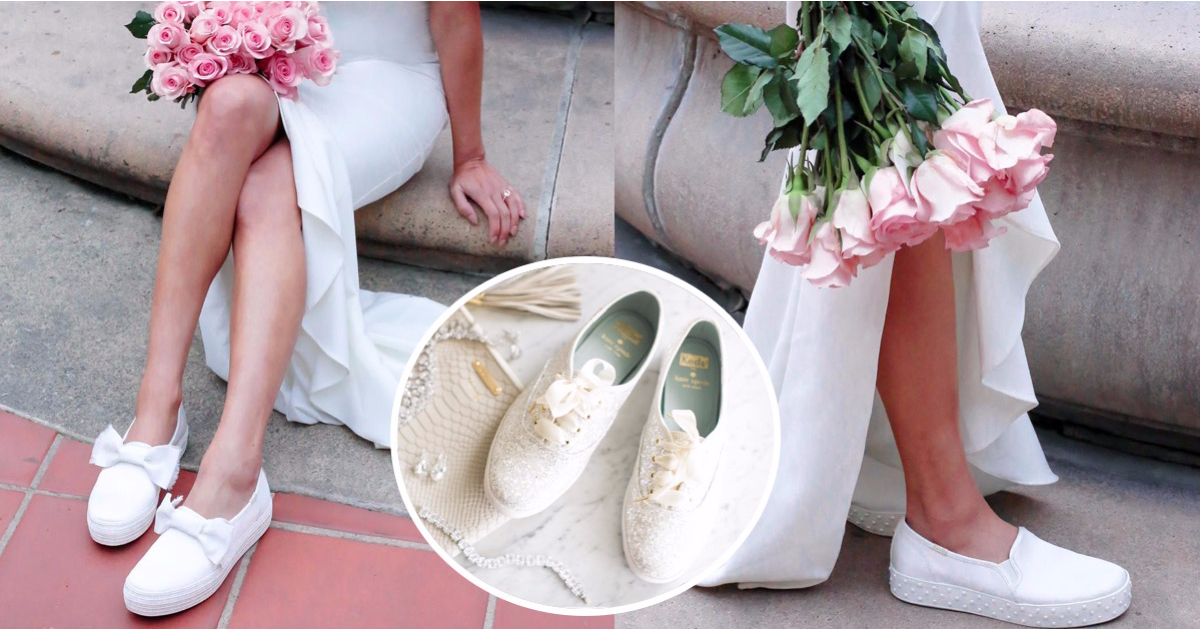 Bridestobe, rejoice! Keds for Kate Spade added new bridal sneakers to