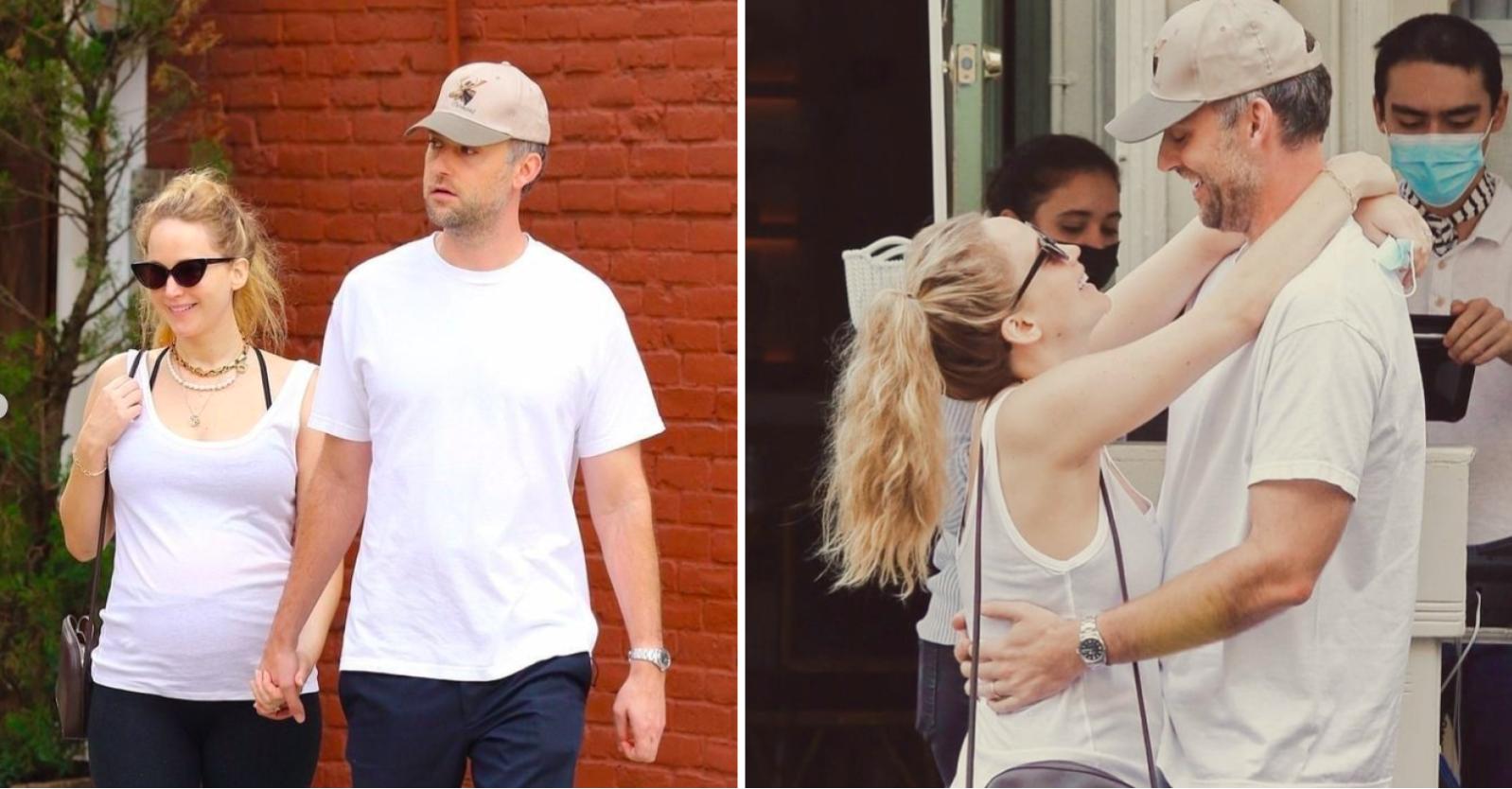 Jennifer Lawrence her first baby with hubby Cooke Maroney