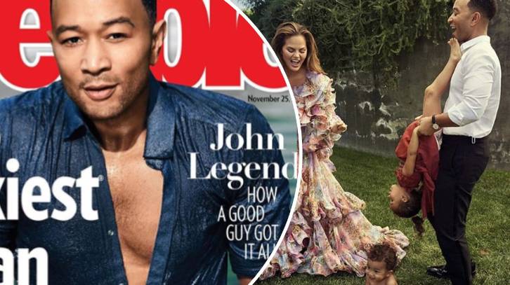 John Legend Gives The Cutest Shout Out To His Family While Crowned ...
