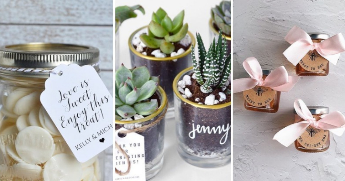 15 wedding souvenirs you can give away in reusable glass jars