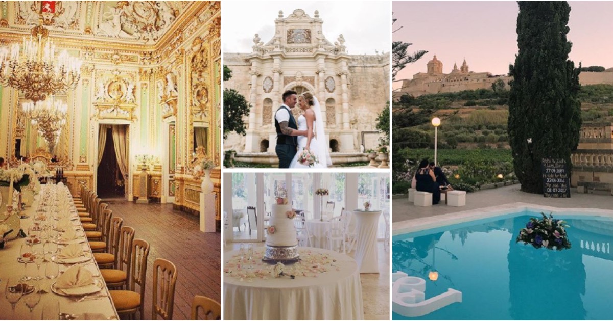 10 of Malta’s Favourite Wedding Venues and their Caterers